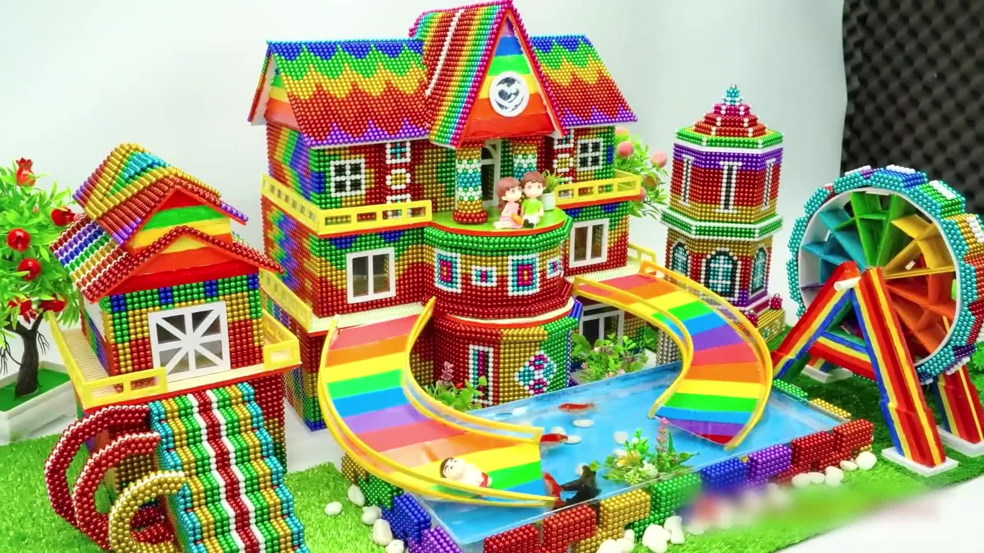 小仓鼠的磁力巴克球城堡 第31集视频封面图