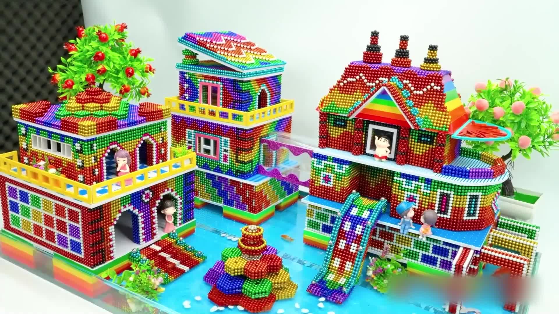 小仓鼠的磁力巴克球城堡 第3集视频封面图