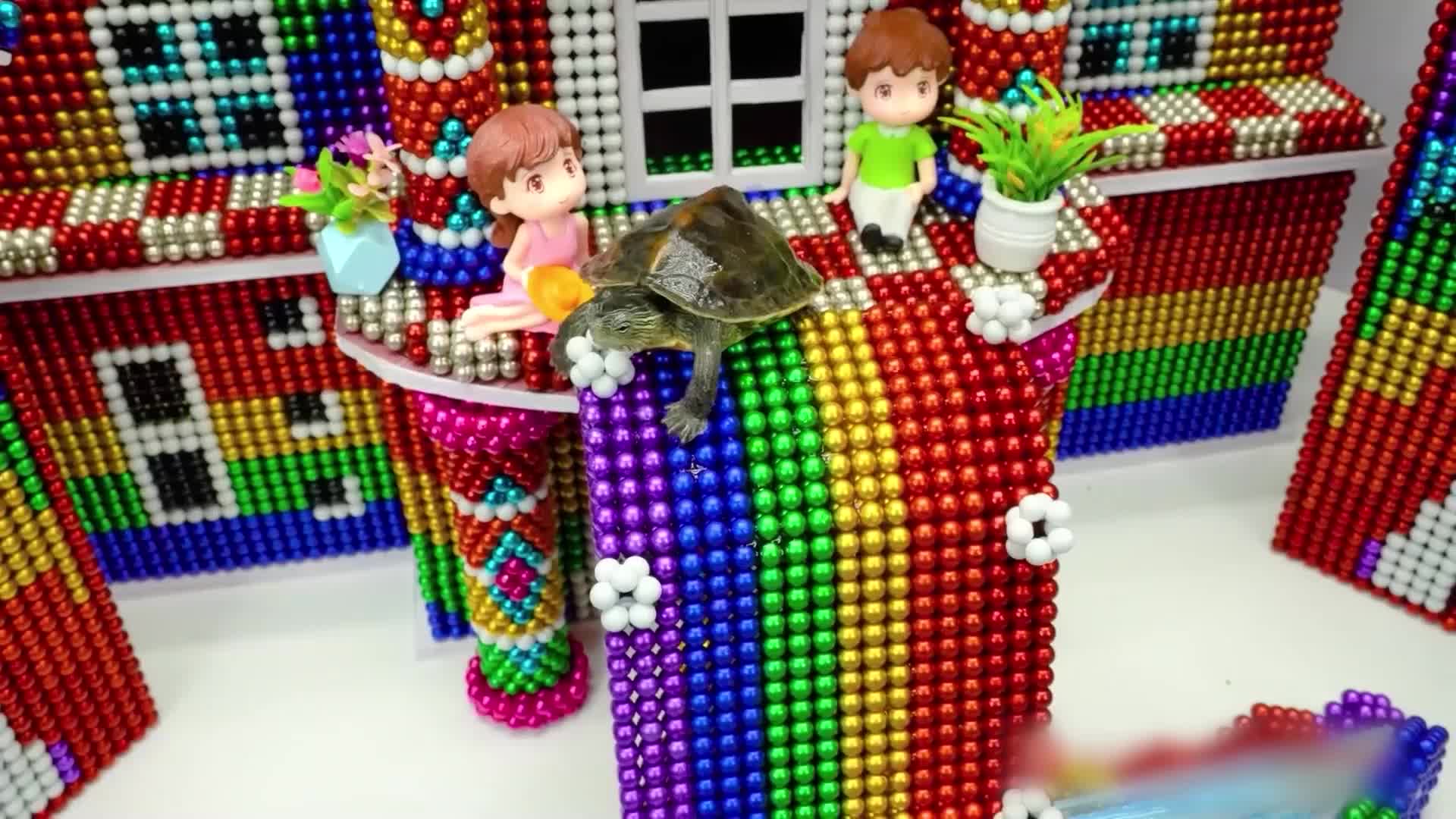 小仓鼠的磁力巴克球城堡 第61集视频封面图