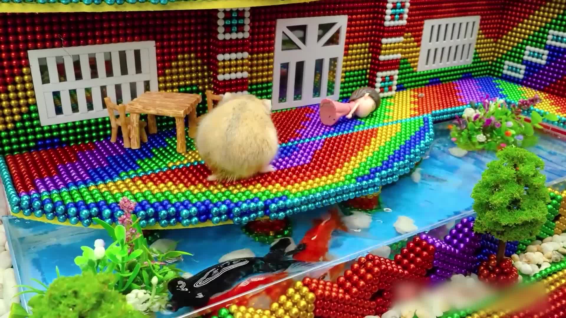 小仓鼠的磁力巴克球城堡 第56集视频封面图