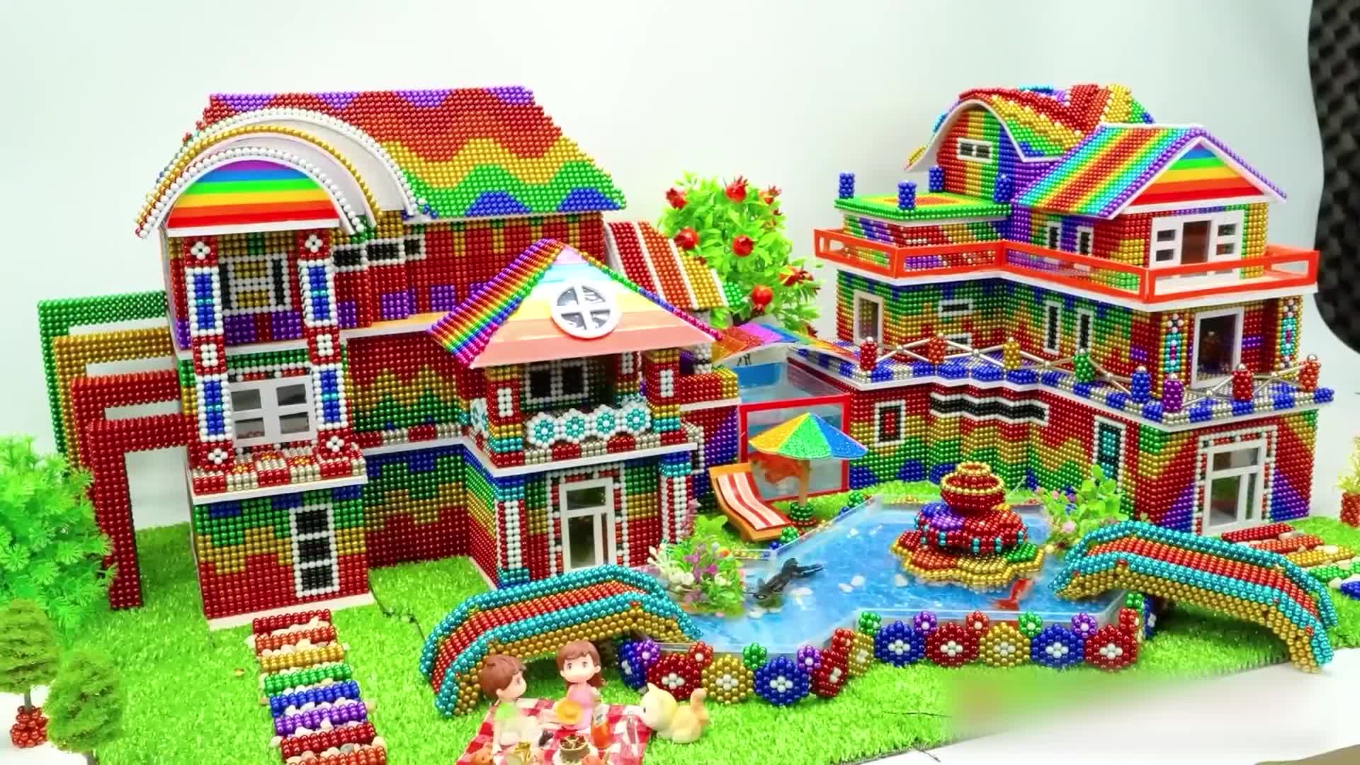 小仓鼠的磁力巴克球城堡 第10集视频封面图