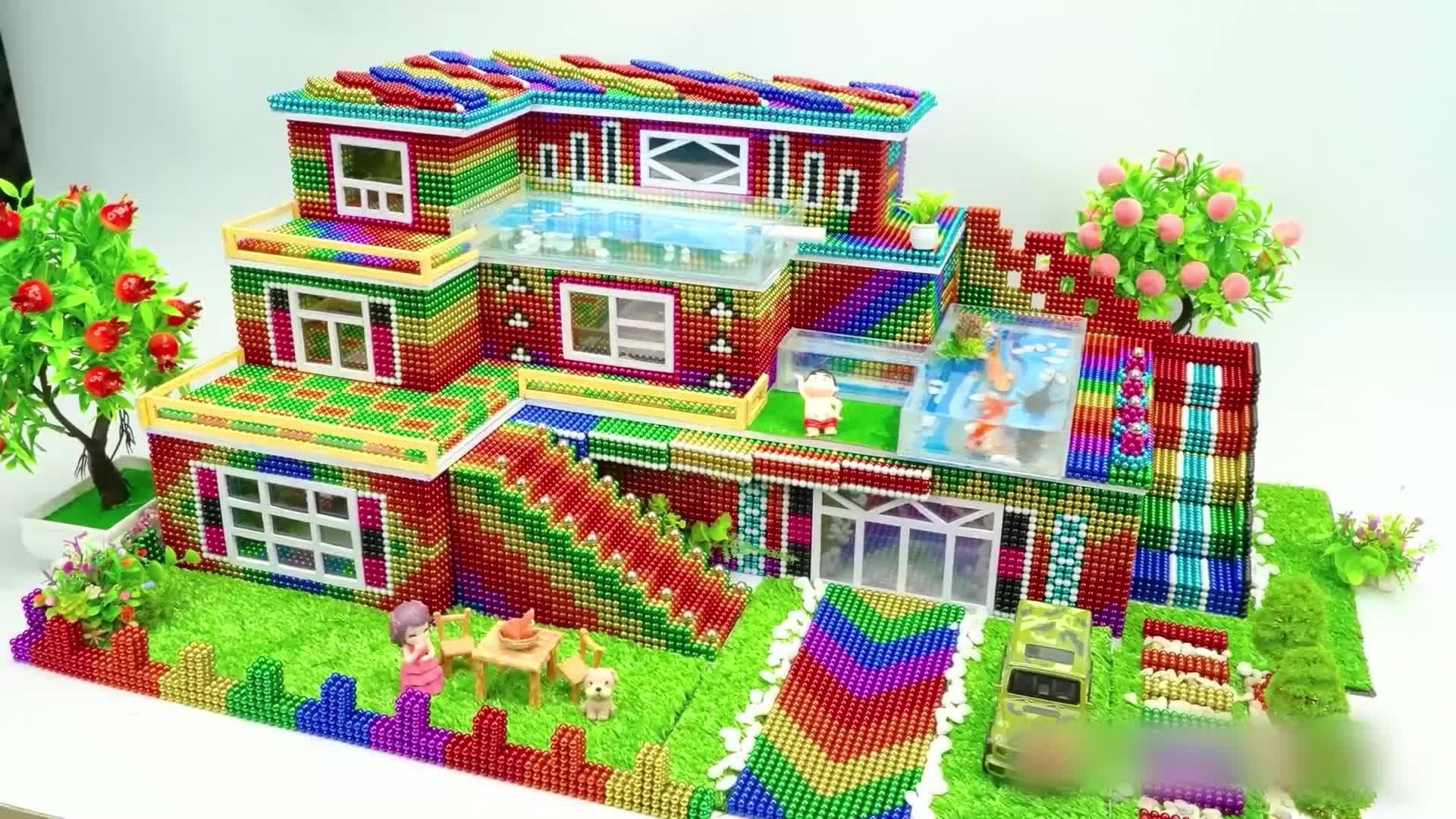 小仓鼠的磁力巴克球城堡 第17集视频封面图