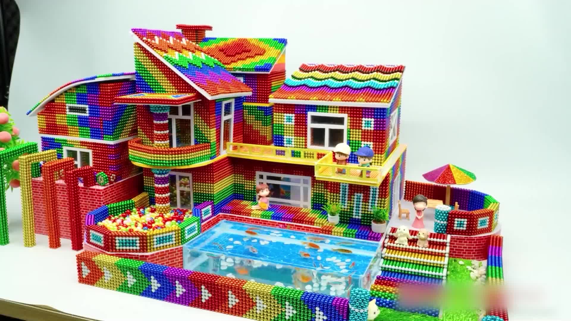 小仓鼠的磁力巴克球城堡 第8集视频封面图