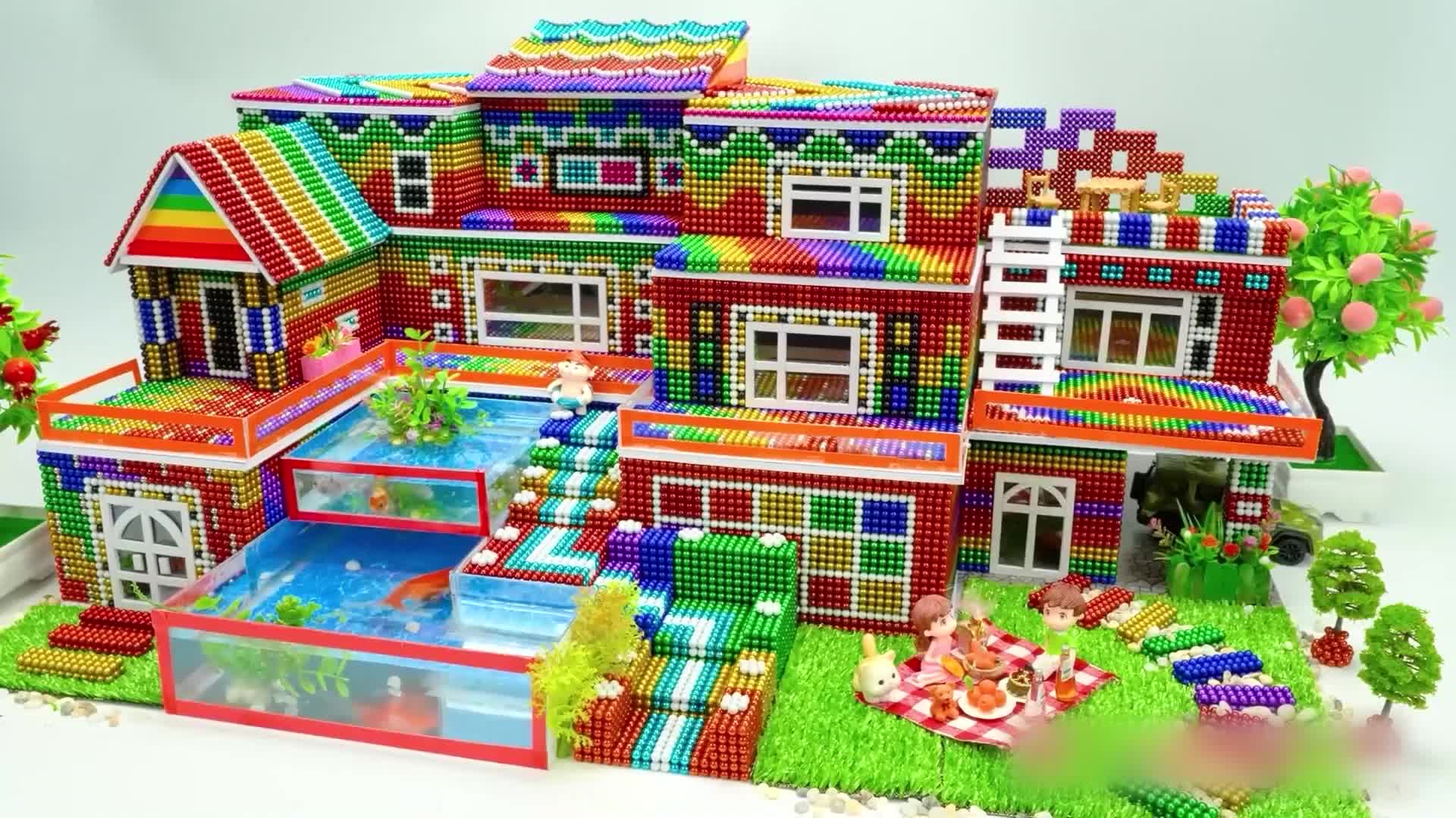 小仓鼠的磁力巴克球城堡 第7集视频封面图