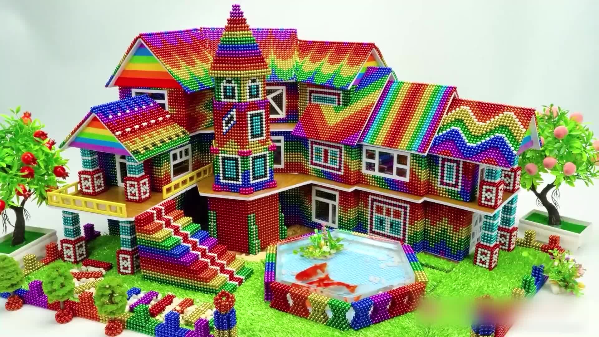 小仓鼠的磁力巴克球城堡 第12集视频封面图