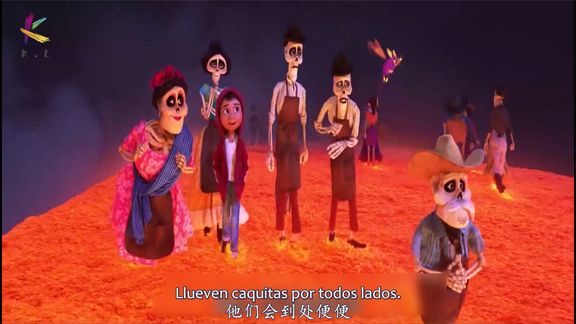 【西语动画】《寻梦环游记》之真正的家人相认西语版#《Coco》 | 西瓜视频