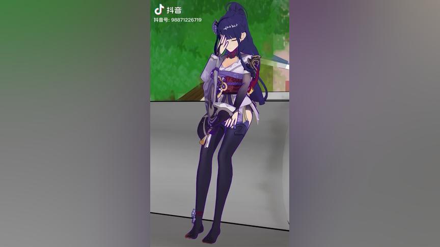 纳西妲挠雷电将军脚心